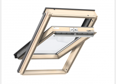 Velux Standard Plus fa billenő tetőtéri ablak, felső kilincs, 3-rétegű üveg, 94x140 cm